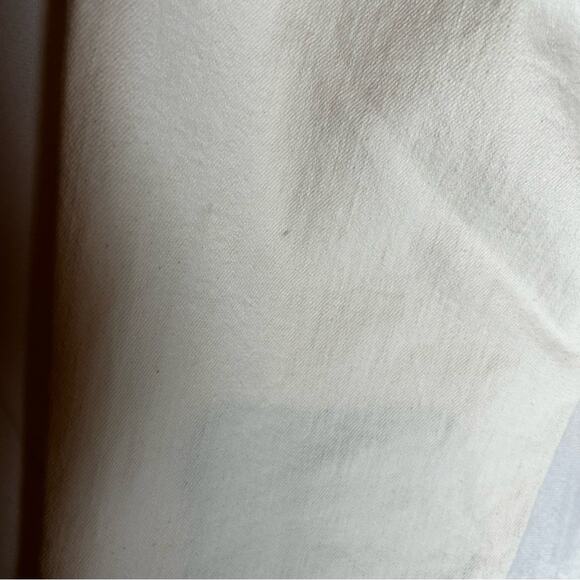 Frame Le Mini Boot Cream Raw Hem Denim Jeans Size 26 - Picture 6 of 7